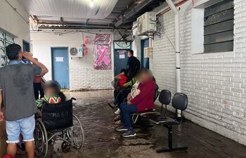 Hospital Barrio obrero goteras agua