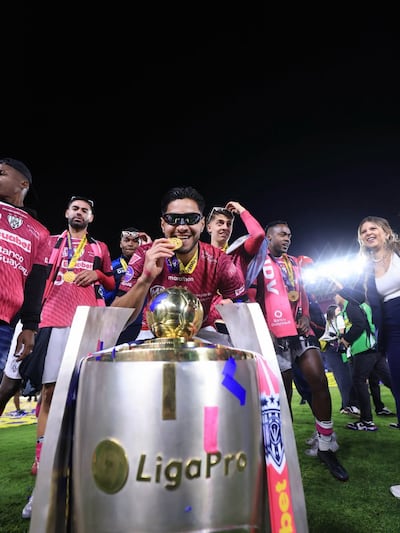 Luis Felipe Zárate (25 años), futbolista paraguayo del Independiente del Valle, flamante campeón ecuatoriano.