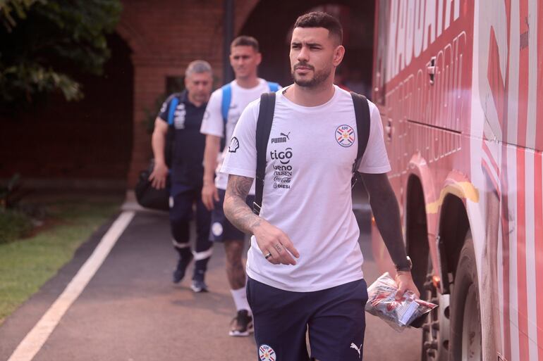 Antonio Sanabria, rumbo a Chile.