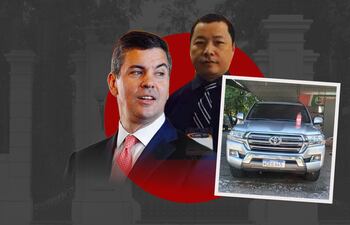 Camioneta de proveedor chino quedó en manos de Santiago Peña.