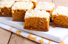 Torta de calabaza y naranja.