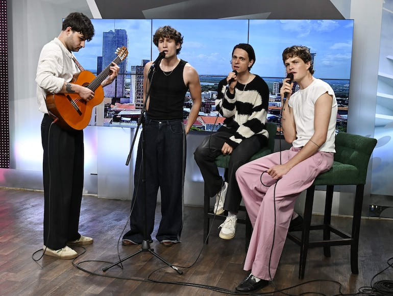 Oliver, Jeremias, Jonas y Ben, los integrantes de la agrupación alemana de indie pop JEREMIAS.