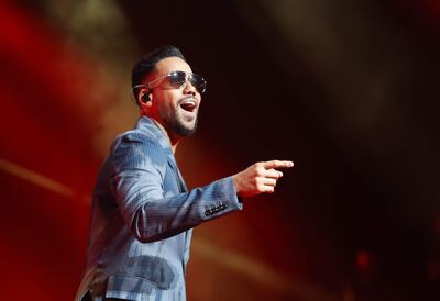 El cantante Romeo Santos.