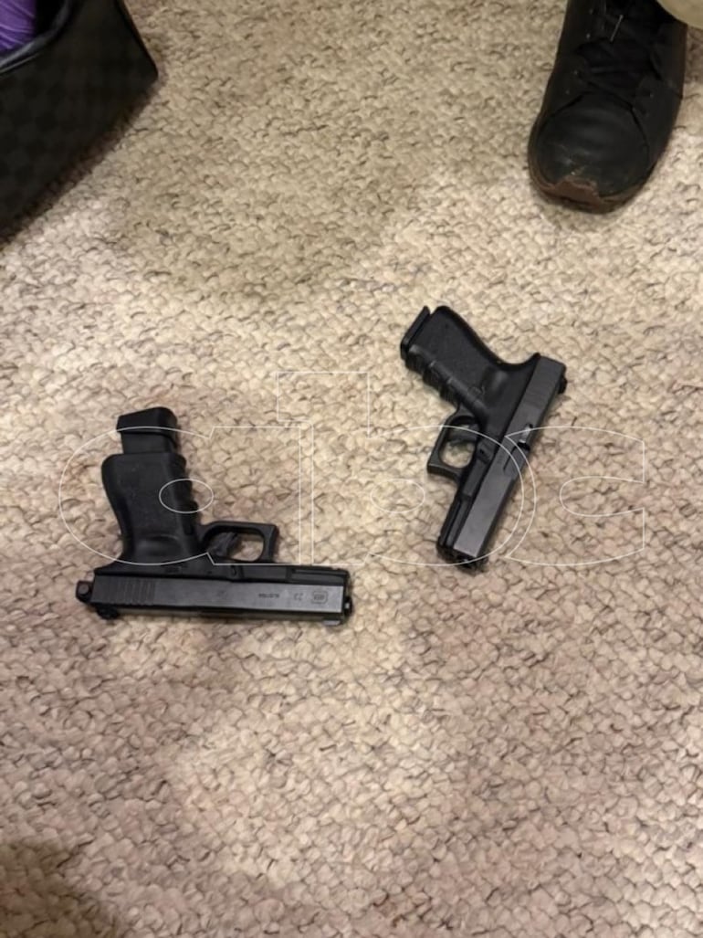 Thiago Alessandro de Oliveira Davalos Brites, alias "Flamengo", detenido hoy en Luque. Se lo sindica como socio comercial de Alexandre Rodrigues Gomes.