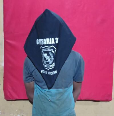 Este joven de 20 años fue detenido luego de que intentó robar una motocicleta en San Lorenzo.