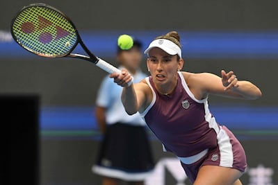 Elise Mertens (30 años) dejó fuera de carrera a Coco Gauff.