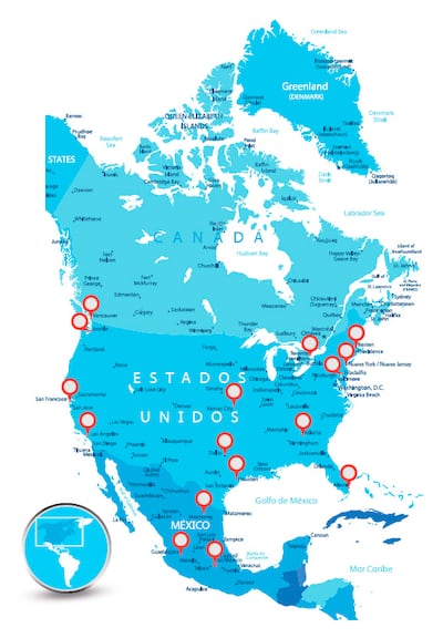 La geografía del Mundial