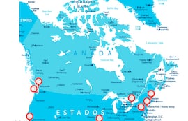 La geografía del Mundial