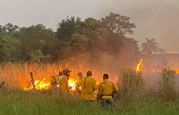 Incendio en San Bernardino