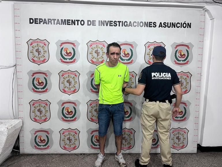 Christian Waldemar Osorio Aquino, supuestamente sería el chofer de la banda de maleantes.