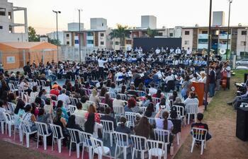 El arte se instaló en el populoso barrio San Franci