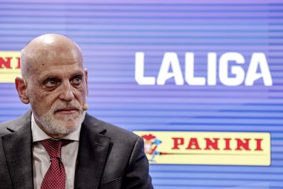 Javier Tebas Medrano (64 años), presidente de LaLiga española.