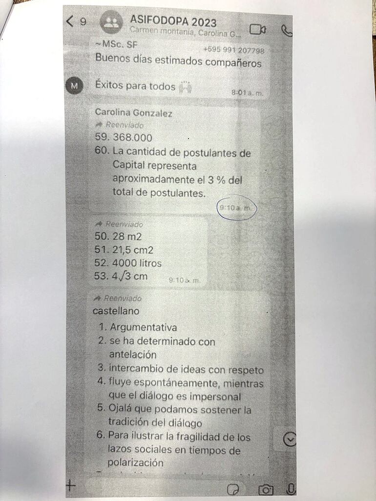 Chats - Carolina Gonzalez - test IFDDe  Mariana Ladaga <ladaga.mariana@gmail.com>Destinatario  foto <foto@abc.com.py>Fecha 05-05-2025
