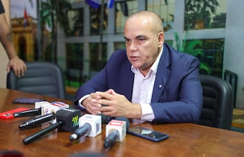 Basiio "Bachi" Núñez (ANR, HC), presidente de la Cámara de Senadores.