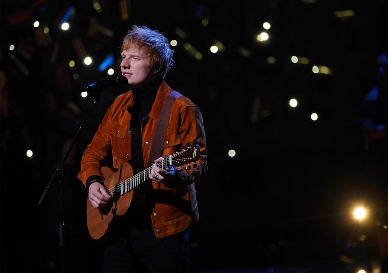 El cantautor británico Ed Sheeran.