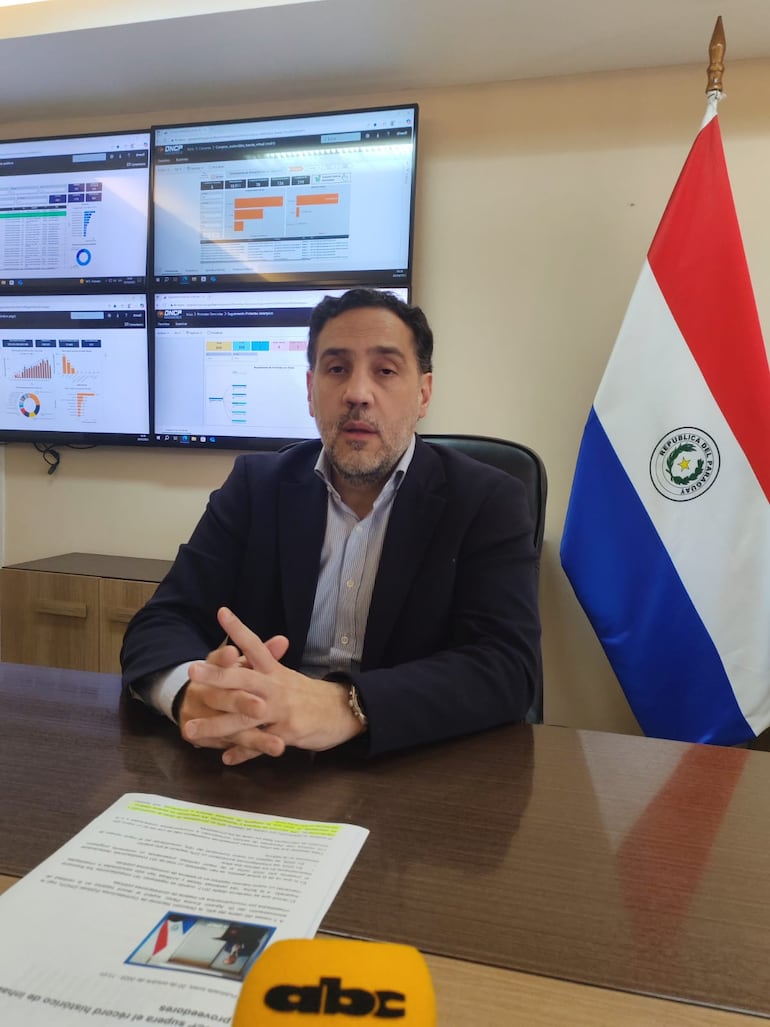 Agustín Encina, director de la DNCP. 