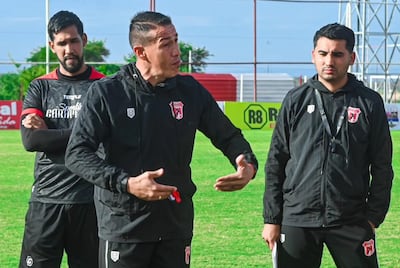 Marco Antonio Prieto (40 años), director técnico interino del Sportivo Carapeguá, que esta tarde recibe al Atlético Tembetary.