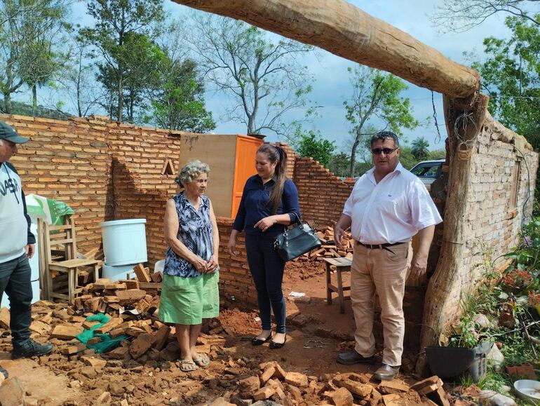 Aguardan asistencia de víveres, colchones, semillas para las familias afectadas por el temporal.