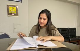 María Alejandra Ayala, denunció el actuar de la jueza de paz Analía Cibils.