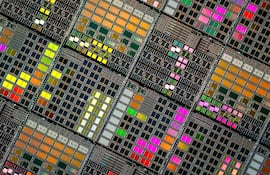 Concepto de semiconductores, chips, industria tecnológica.