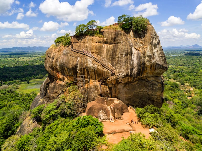 Sigiriya, Sri Lanka: la Roca del León.