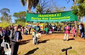 Las tierras ocupadas de Marina Cué están en proceso de legalización mediante trueque entre el Indert y el Mades.