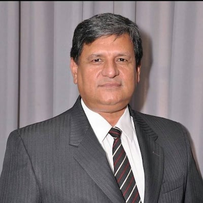 Bernabé Peralta, ex presidente de la Caja de Jubilación Municipal.