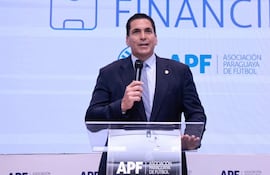 El licenciado Robert Alexis Luis Harrison Paleari (52 años), presidente de la Asociación Paraguaya de Fútbol.