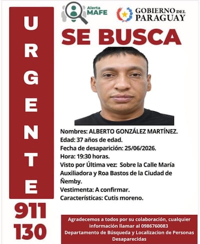 Grupos de policías reanudaron a tempranas horas de hoy la búsqueda del exconvicto Alberto González Martínez, raptado el jueves de tarde en Ñemby.