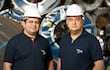 Víctor Hugo Segovia Etcheverry y Fabio Ullon Giménez, miembros del Directorio de Hierro Plus.