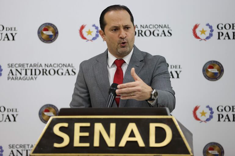 Jalil Rachid, ministro de la Secretaría Nacional Antidrogas.