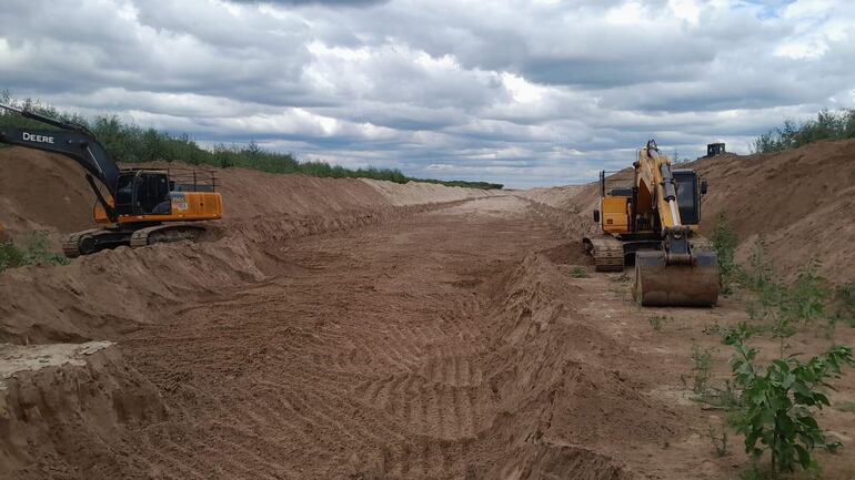 Obras en la zona de la Embocadura y Canal Meyer. 