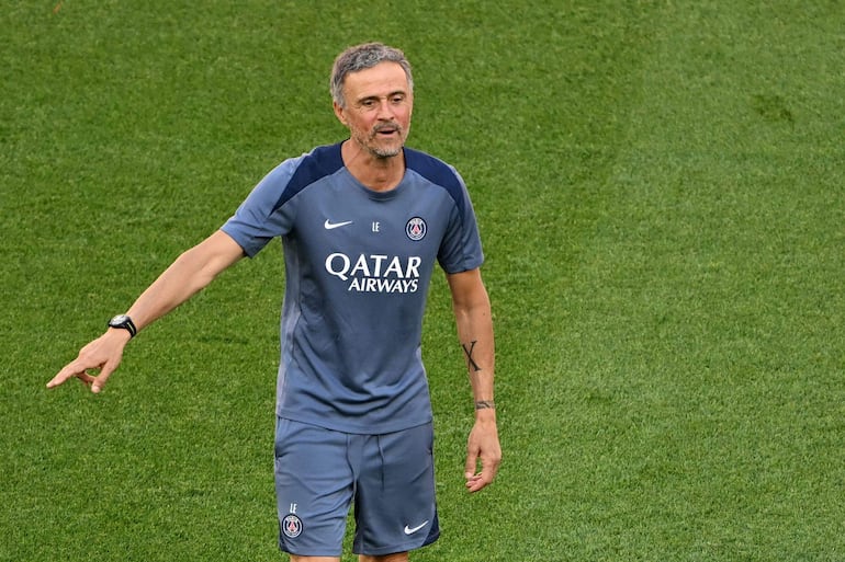 Luis Enrique, técnico de PSG.
