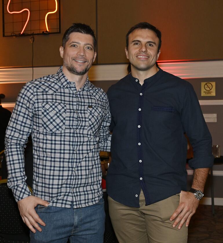 Enzo Locatelli y Agustín Vázquez. 
