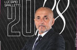 Con esta imagen, la Juventus de Turín anunció la renovación del vínculo del experimentado entrenador italiano, Luciano Spalletti, de 67 años.