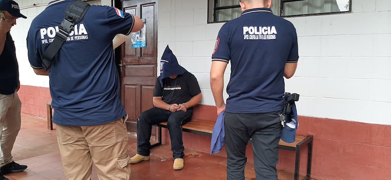 Uno de los presuntos reclutadores en la Fiscalía de CDE.