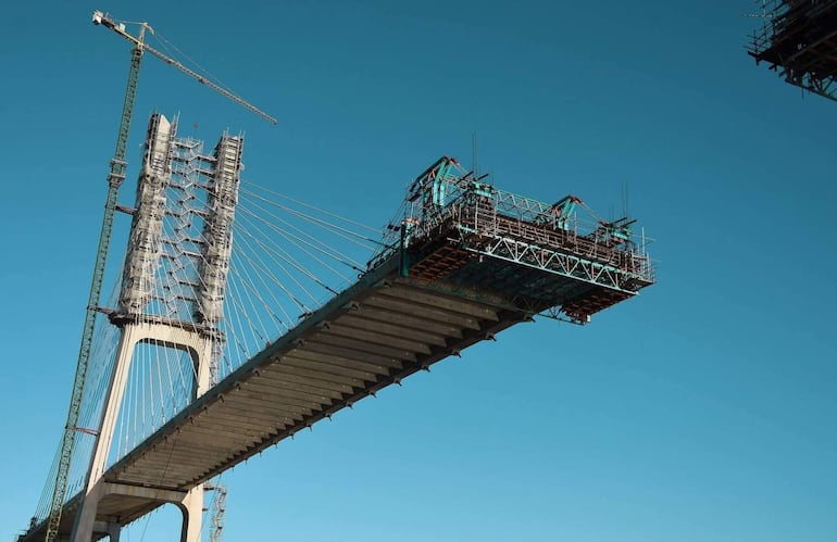 Puente de la bioceanica en su etapa final