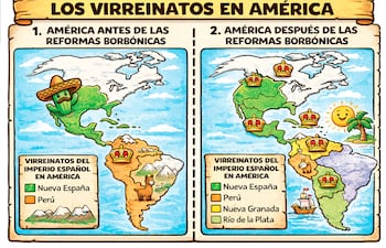 Los virreinatos españoles en América