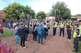 Manifestación contra intendente de Jesús.