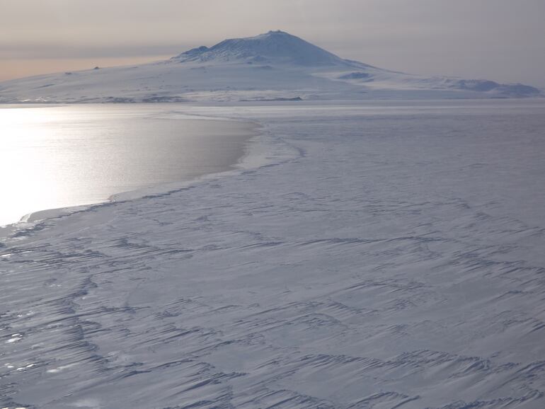 Monte Erebus, Antártida.