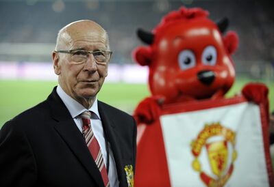 Bobby Charlton, un leyenda del Manchester United.