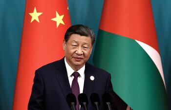 El presidente chino, Xi Jinping, pronuncia un discurso en la ceremonia inaugural de la décima reunión ministerial del Foro de Cooperación China-Estados Árabes.