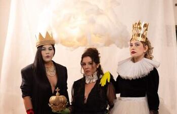 Edith Niz, Dea Pompa y María Liz Barrios.