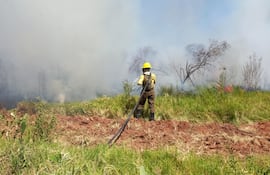 Unas 50 hectáreas de bosque fueron consumidas, según registros del 7 de enero en San Juan Bautista, Misiones.
