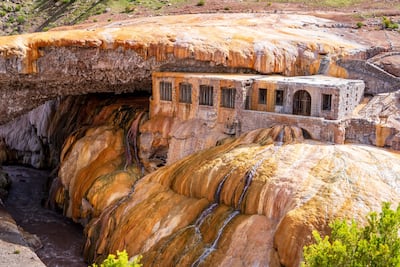 Puente del Inca en Mendoza, Argentina.