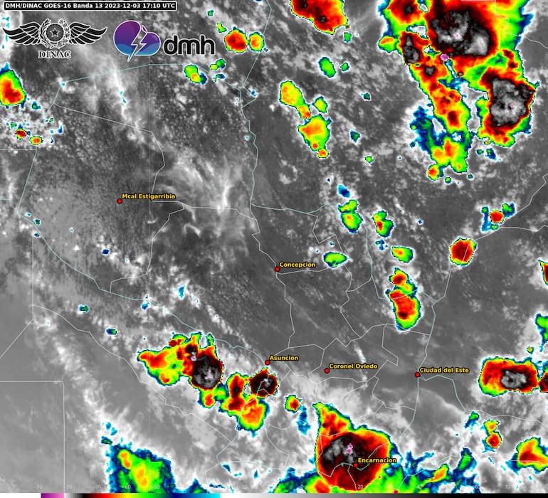 Núcleos de tormenta.
