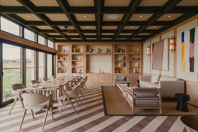 Una decoración fina, al estilo japonés, se tiene en los ambientes comunes de Nobu Residences Los Cabos.