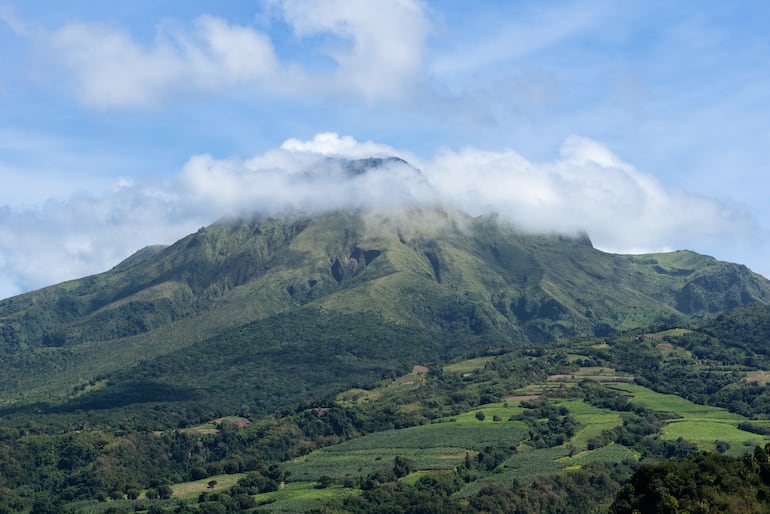 Monte Pelée (Saint-Pierre, Martinica, Francia).