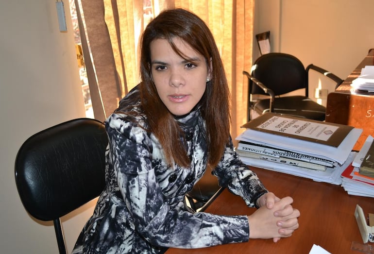 Claudia Criscioni, integrante del Tribunal de Apelación Especializado en Delitos Económicos y Crimen Organizado.