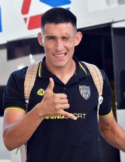 Brahian Vidal Ferreira Benítez, delantero de Recoleta FC.